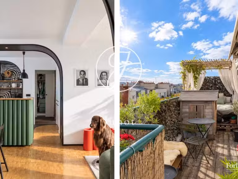 Appartement Paris 18e - 3 chambres - 80m²
