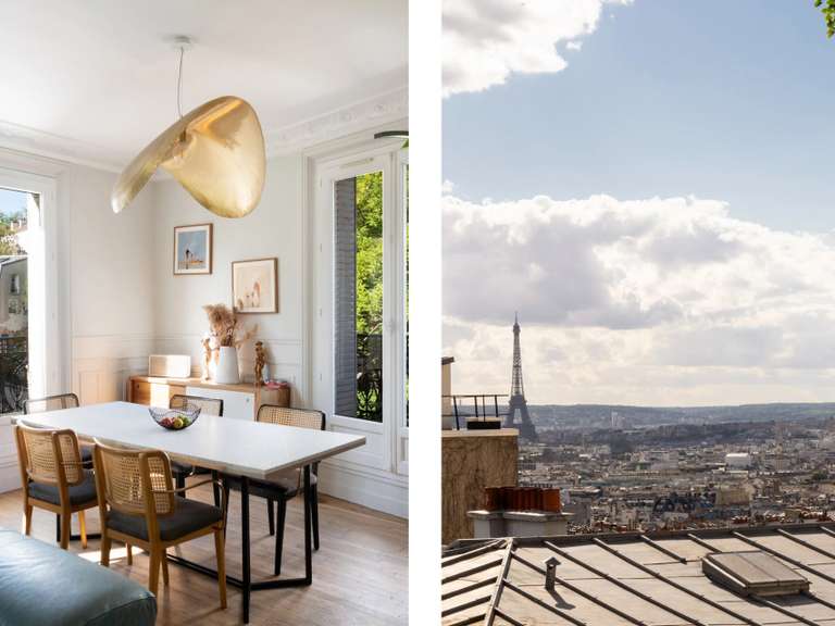 Appartement Paris 18e - 3 chambres - 110m²