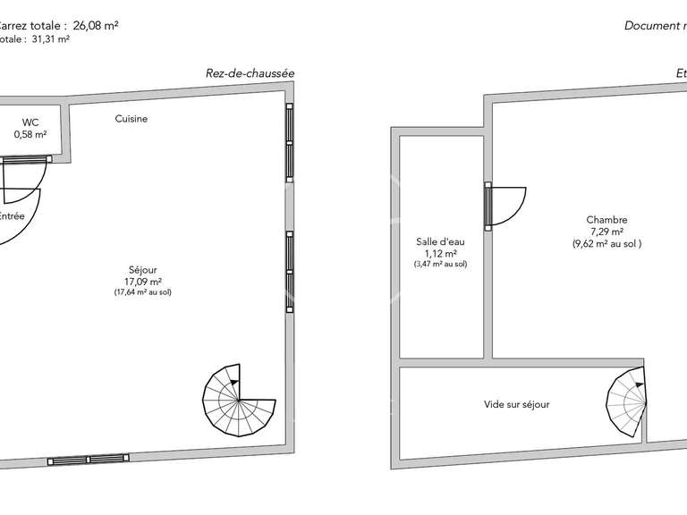 House Paris 18e - 1 bedroom - 31m²