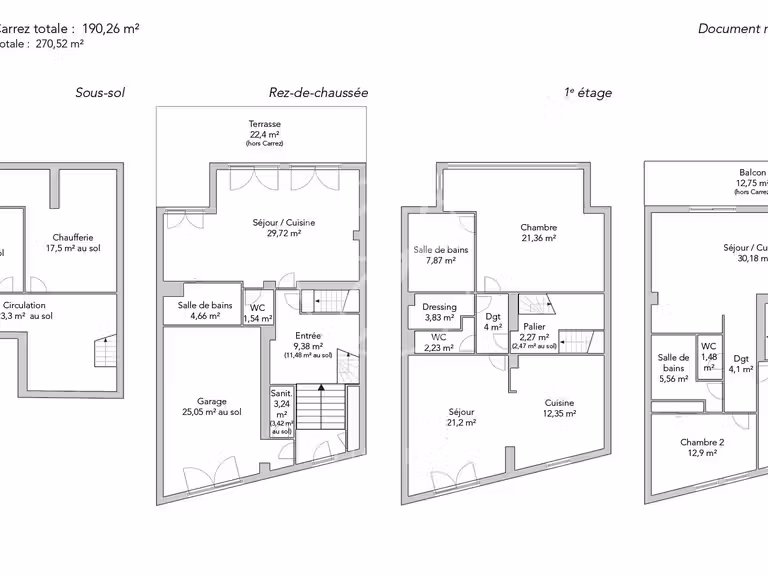 House Paris 18e - 4 bedrooms - 270m²