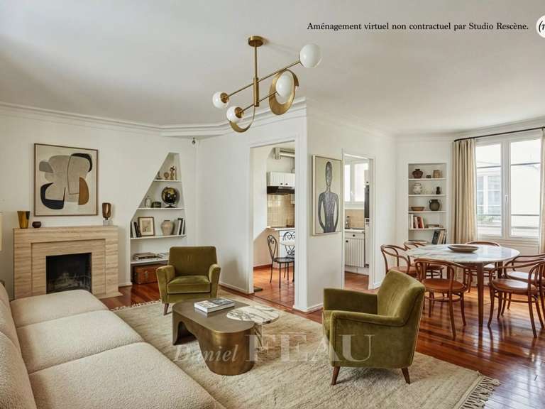 Appartement Paris 1er - 3 chambres - 78m²