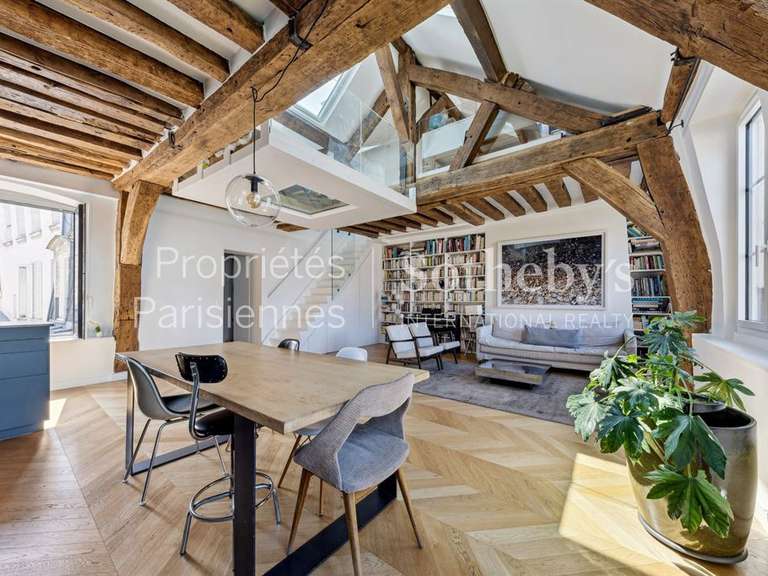 Appartement Paris 1er - 3 chambres - 101m²