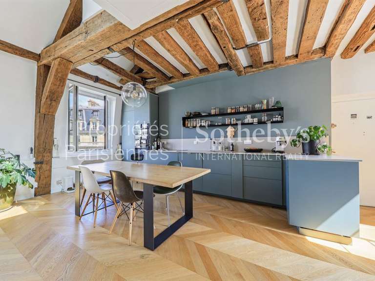 Appartement Paris 1er - 3 chambres - 101m²