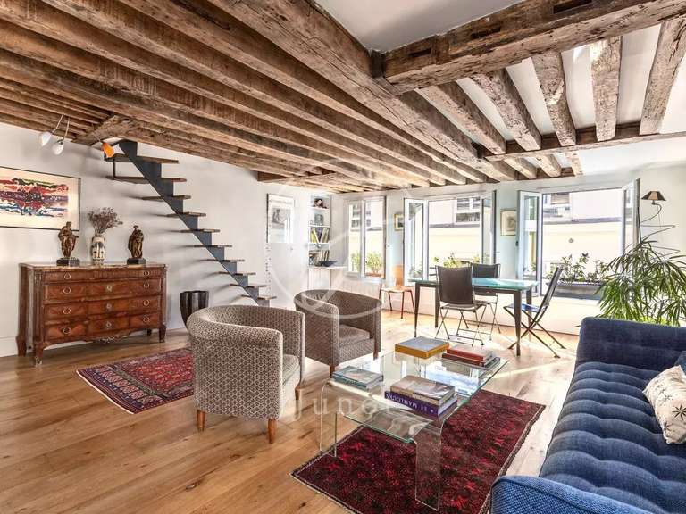 Appartement Paris 2e - 2 chambres - 96m²