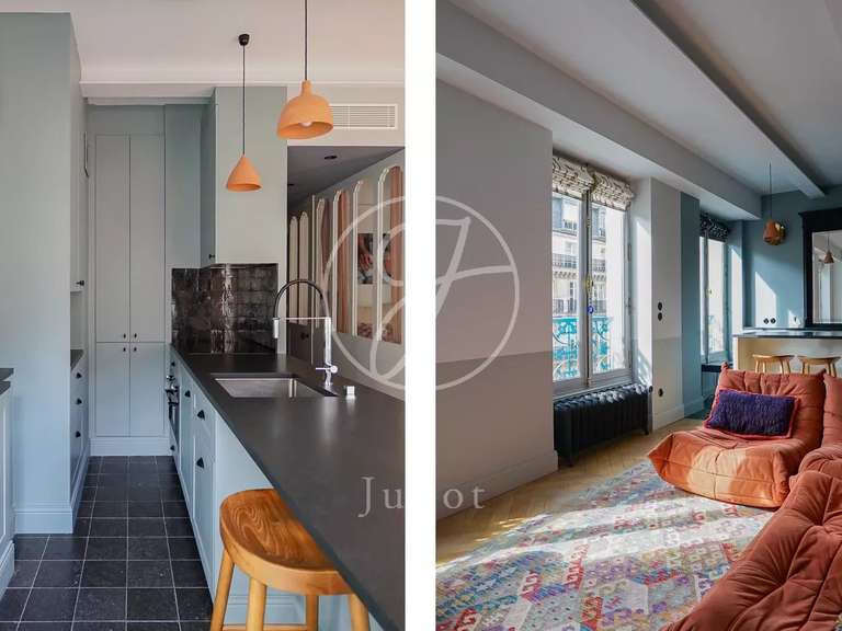 Appartement Paris 2e - 1 chambre - 35m²