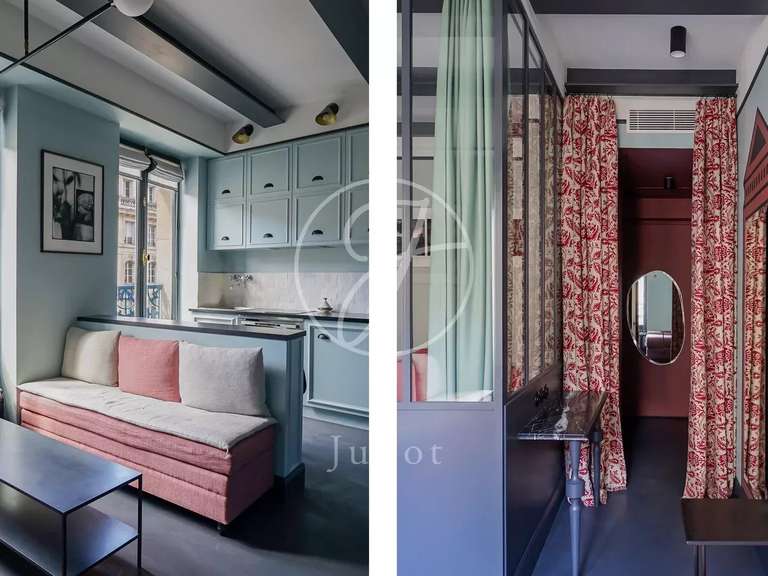 Appartement Paris 2e - 1 chambre - 25m²