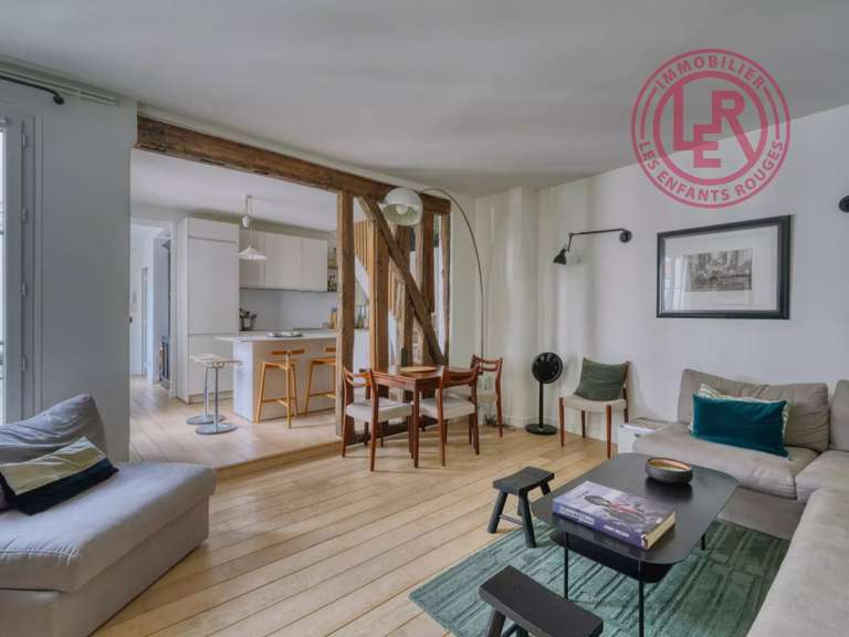 Appartement Paris 2e - 3 chambres - 107m²