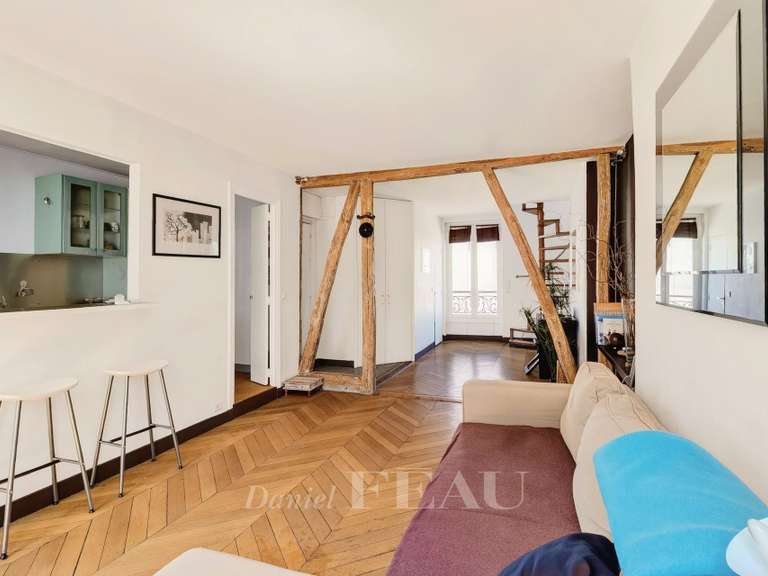 Appartement Paris 2e - 1 chambre - 58m²