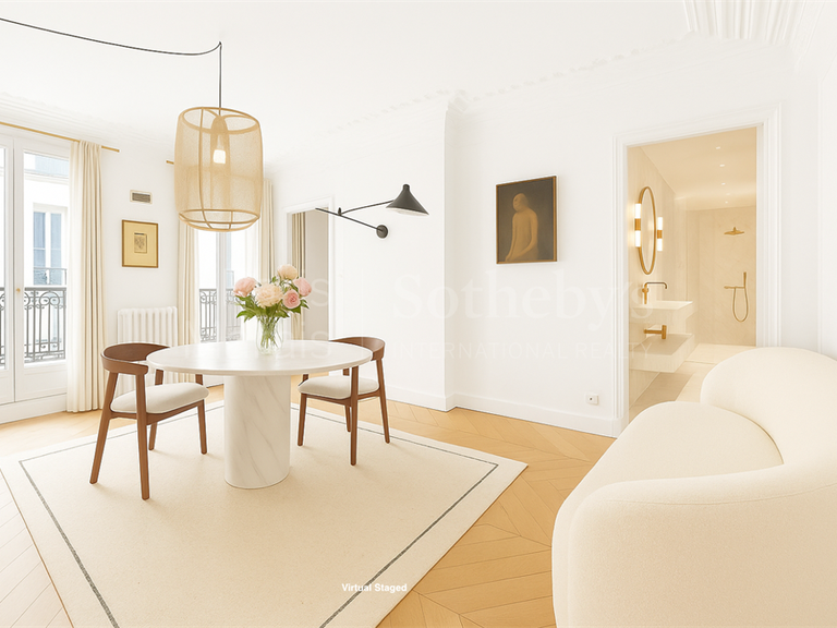 Appartement Paris 3e - 2 chambres - 81m²
