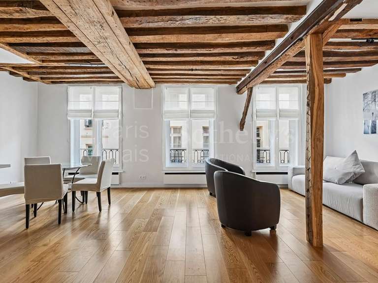 Appartement Paris 3e - 3 chambres - 99m²