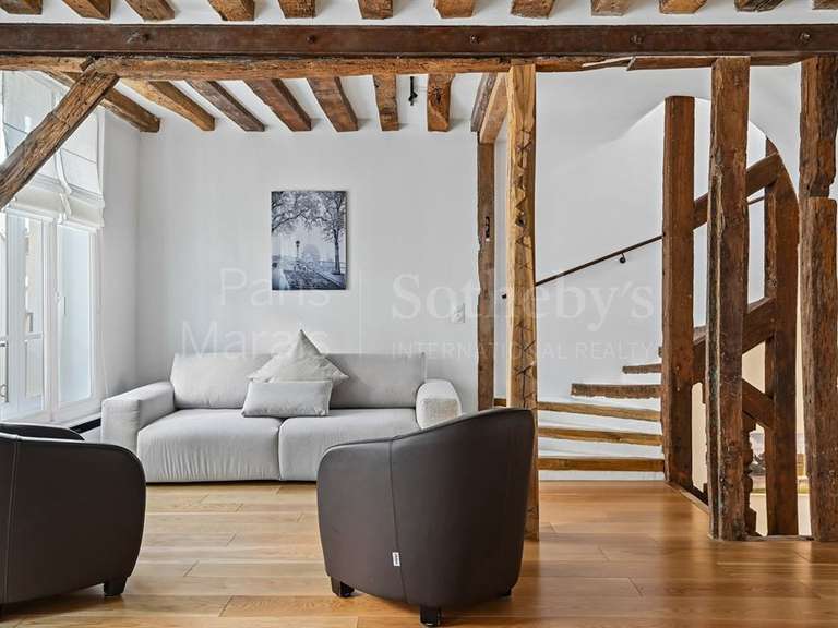 Appartement Paris 3e - 3 chambres - 99m²