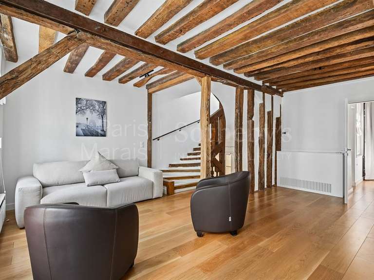 Appartement Paris 3e - 3 chambres - 99m²