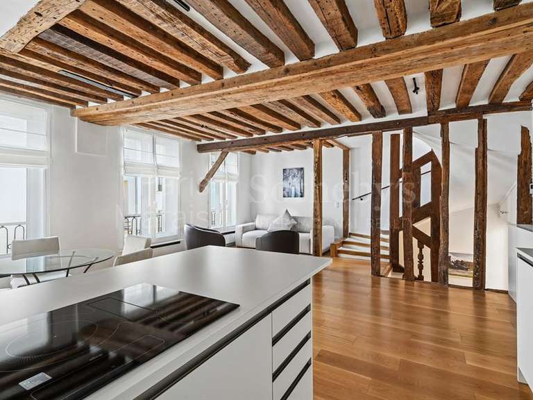 Appartement Paris 3e - 3 chambres - 99m²