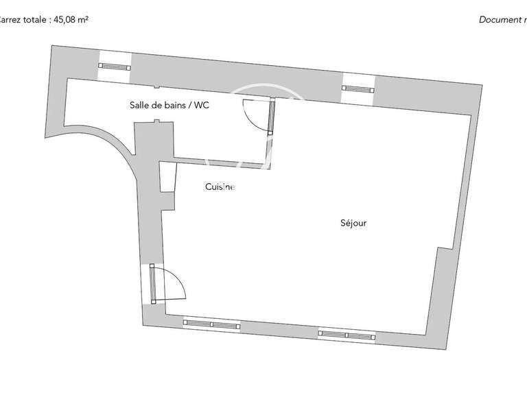 Apartment Paris 3e - 26m²