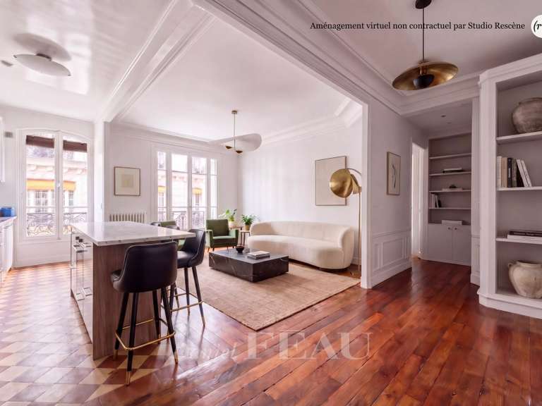 Appartement Paris 3e - 1 chambre - 52m²