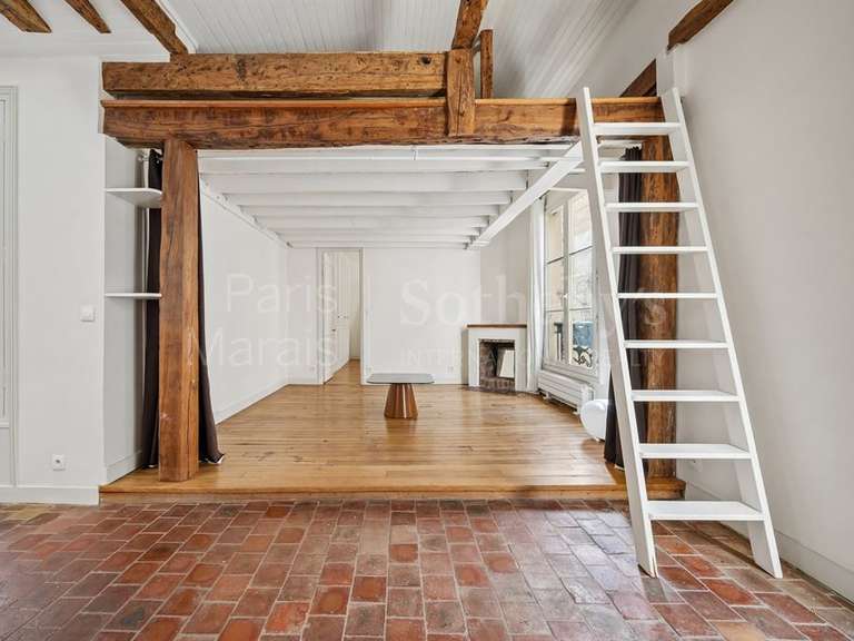 Appartement Paris 3e - 2 chambres - 74m²