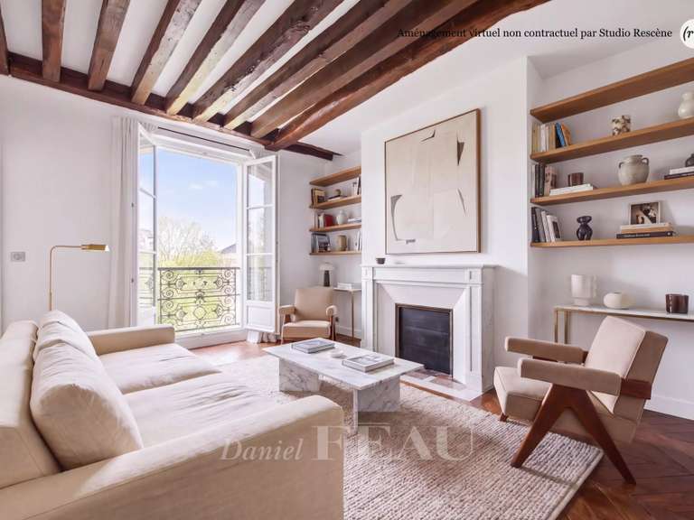 Appartement Paris 3e - 2 chambres - 78m²
