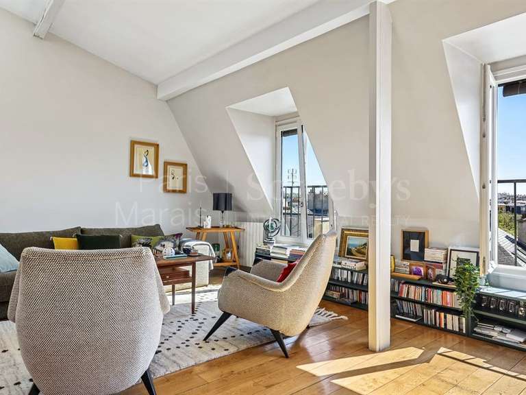 Appartement Paris 3e - 1 chambre - 65m²