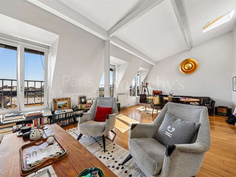 Appartement Paris 3e - 1 chambre - 65m²