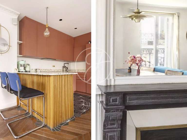 Appartement Paris 3e - 1 chambre - 56m²