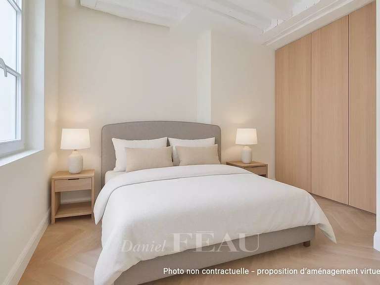 Appartement Paris 3e - 1 chambre - 34m²