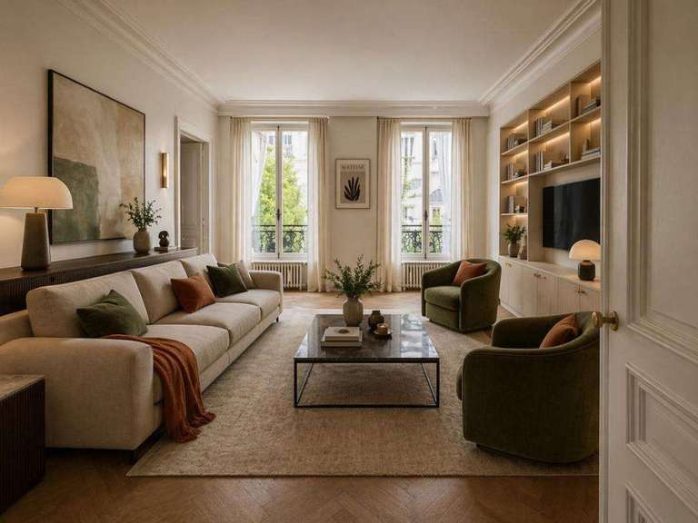 Appartement Paris 3e - 3 chambres