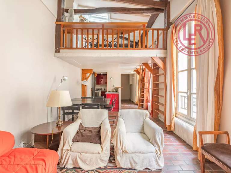 Appartement Paris 3e - 1 chambre - 63m²