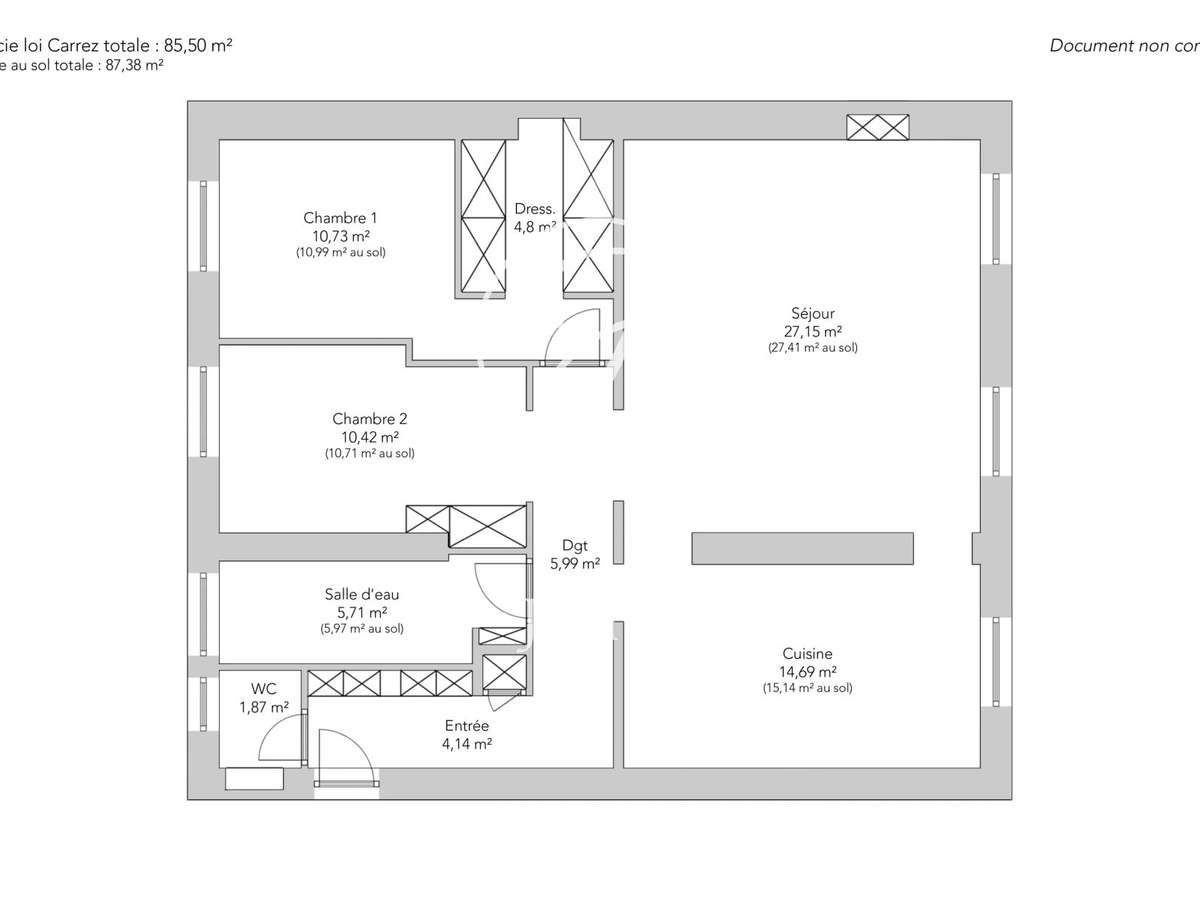 Appartement Paris 3e