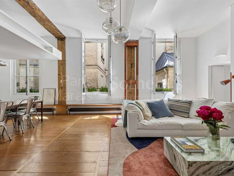 Appartement Paris 3e - 2 chambres - 100m²