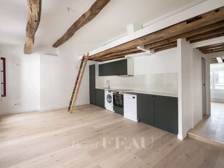 Appartement Paris 3e - 1 chambre - 54m²