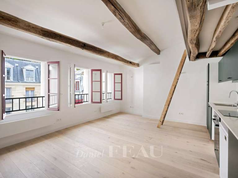 Appartement Paris 3e - 1 chambre - 54m²