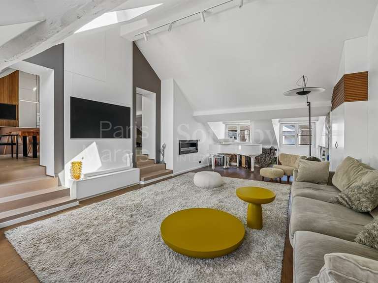 Appartement Paris 3e - 5 chambres - 283m²