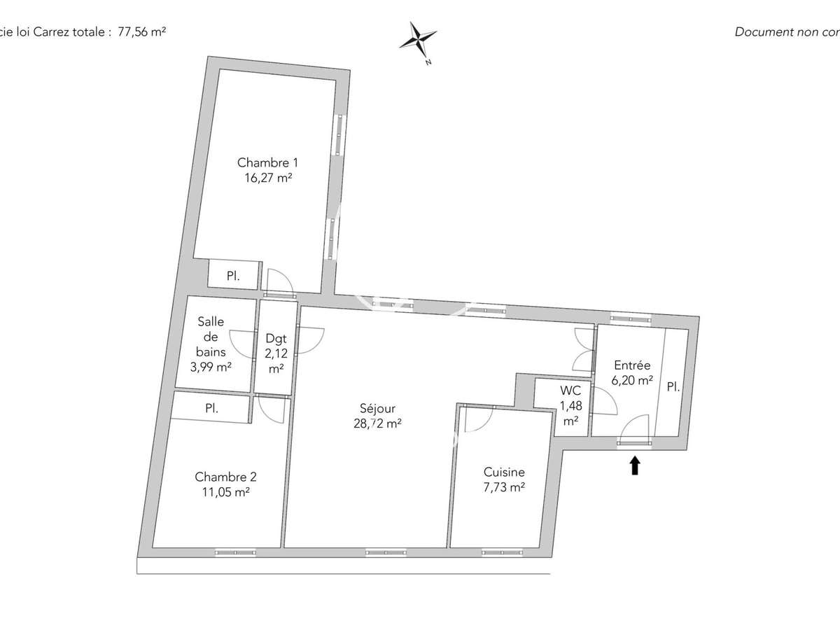 Appartement Paris 3e