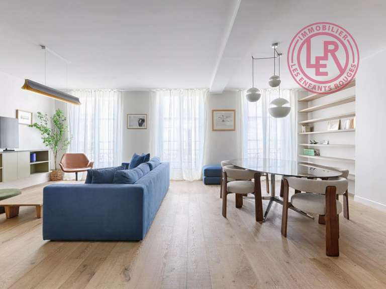 Appartement Paris 3e - 1 chambre - 88m²