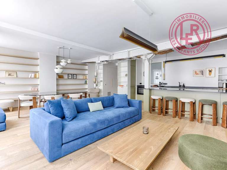 Appartement Paris 3e - 1 chambre - 88m²