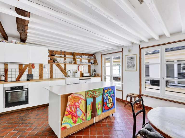 Appartement Paris 3e - 4 chambres - 199m²