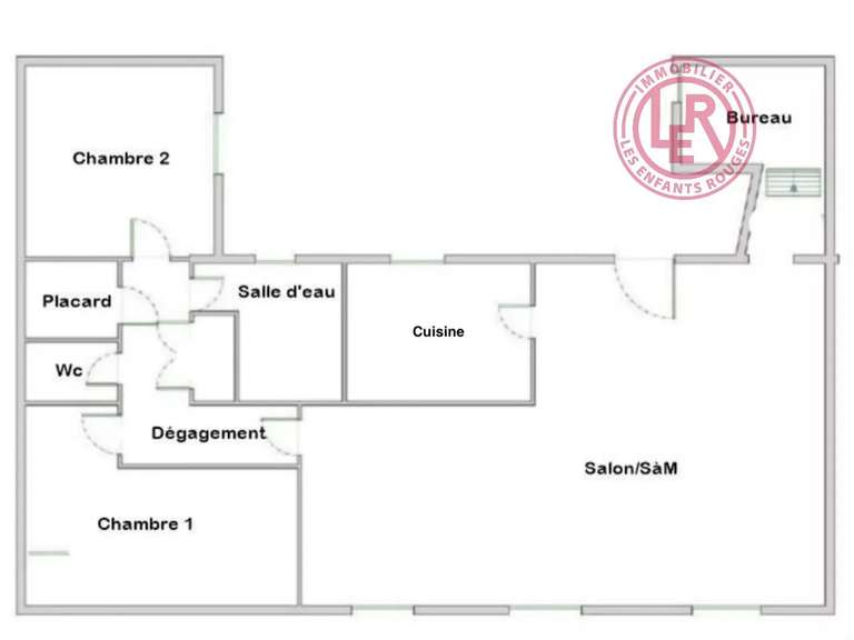 Appartement Paris 3e - 2 chambres - 82m²