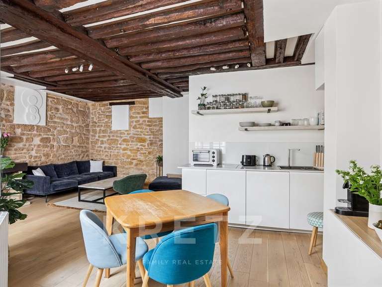 Appartement Paris 4e - 1 chambre - 42m²