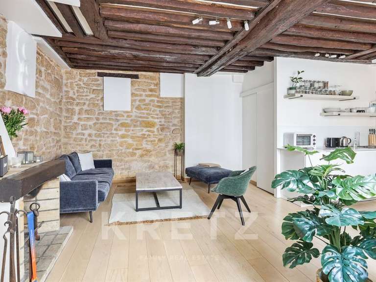 Appartement Paris 4e - 1 chambre - 42m²