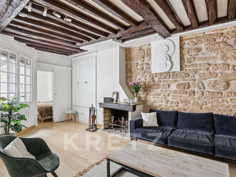 Appartement Paris 4e - 1 chambre - 42m²