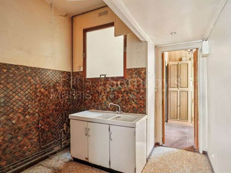 Appartement Paris 4e - 2 chambres - 61m²