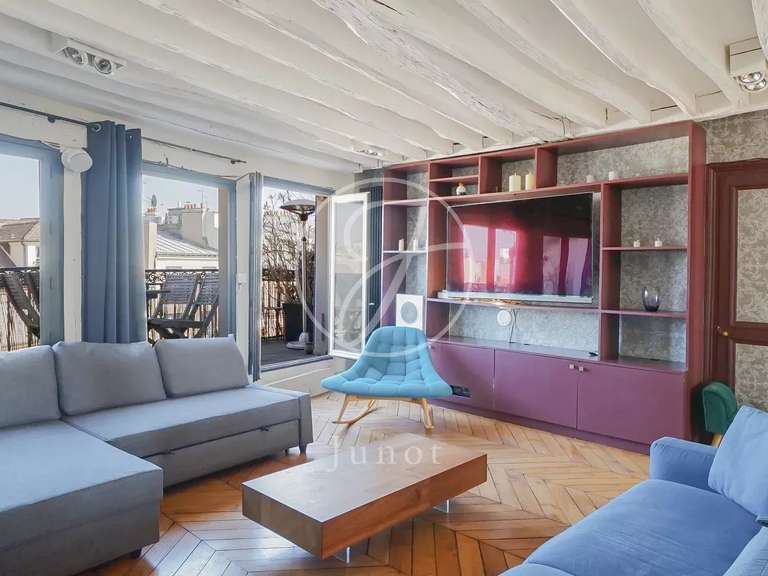 Appartement Paris 4e - 1 chambre - 71m²