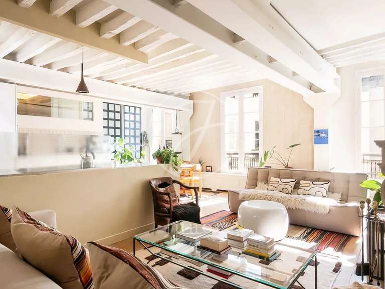 Appartement Paris 4e - 4 chambres - 132m²