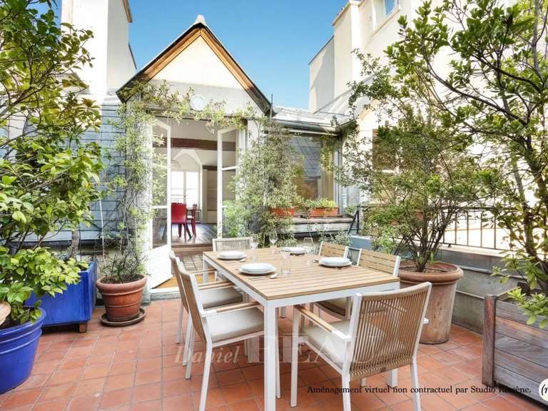 Appartement Paris 4e - 3 chambres - 184m²