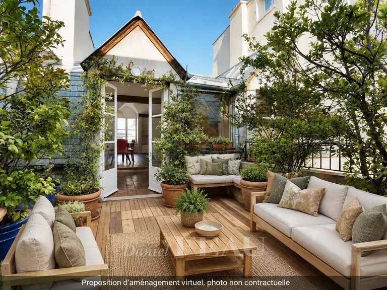 Appartement Paris 4e - 3 chambres - 184m²
