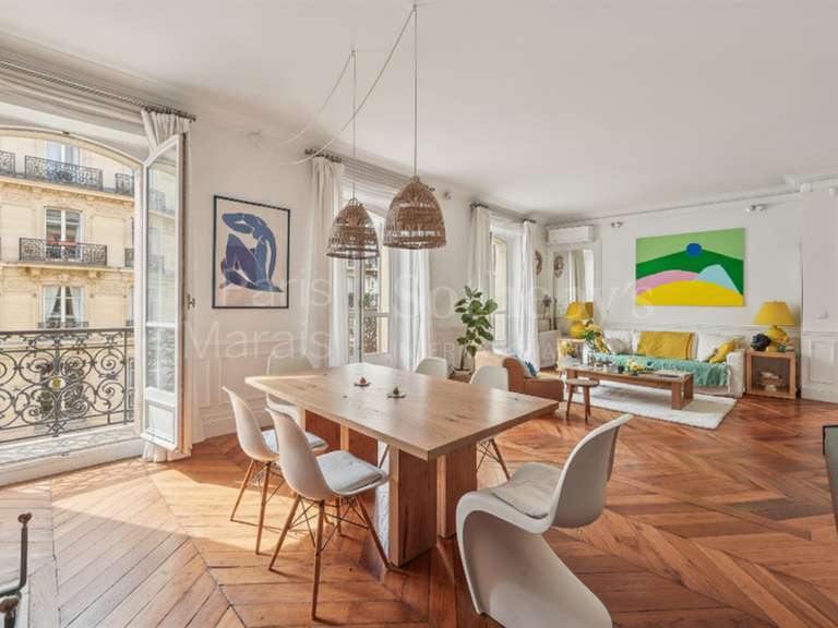 Appartement Paris 4e - 3 chambres - 120m²