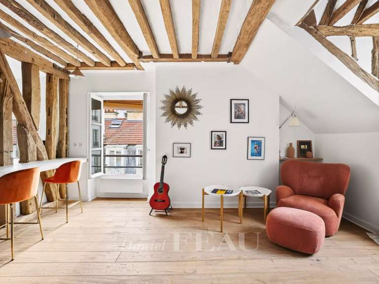 Appartement Paris 4e - 1 chambre - 43m²
