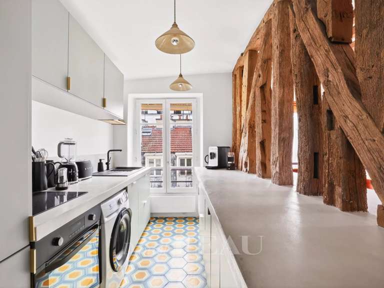 Appartement Paris 4e - 1 chambre - 43m²