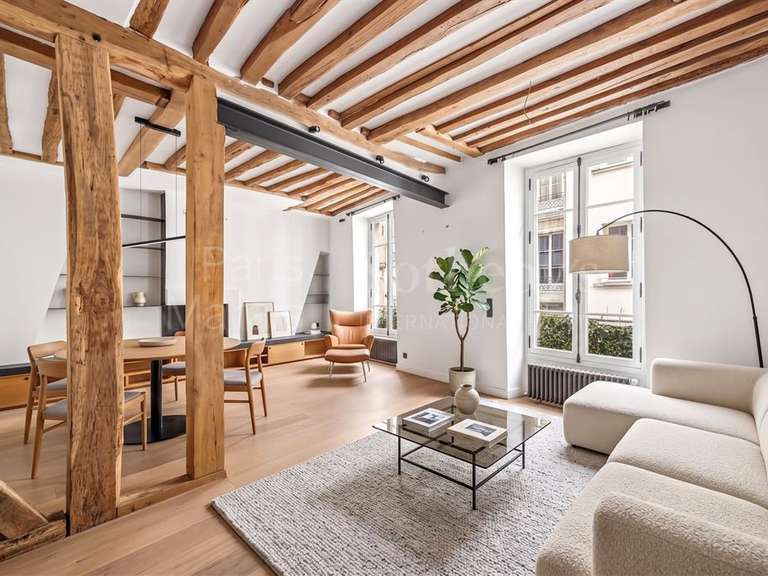 Appartement Paris 4e - 2 chambres - 78m²