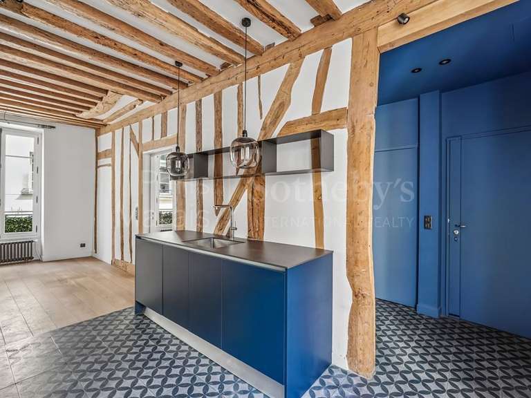 Appartement Paris 4e - 2 chambres - 78m²